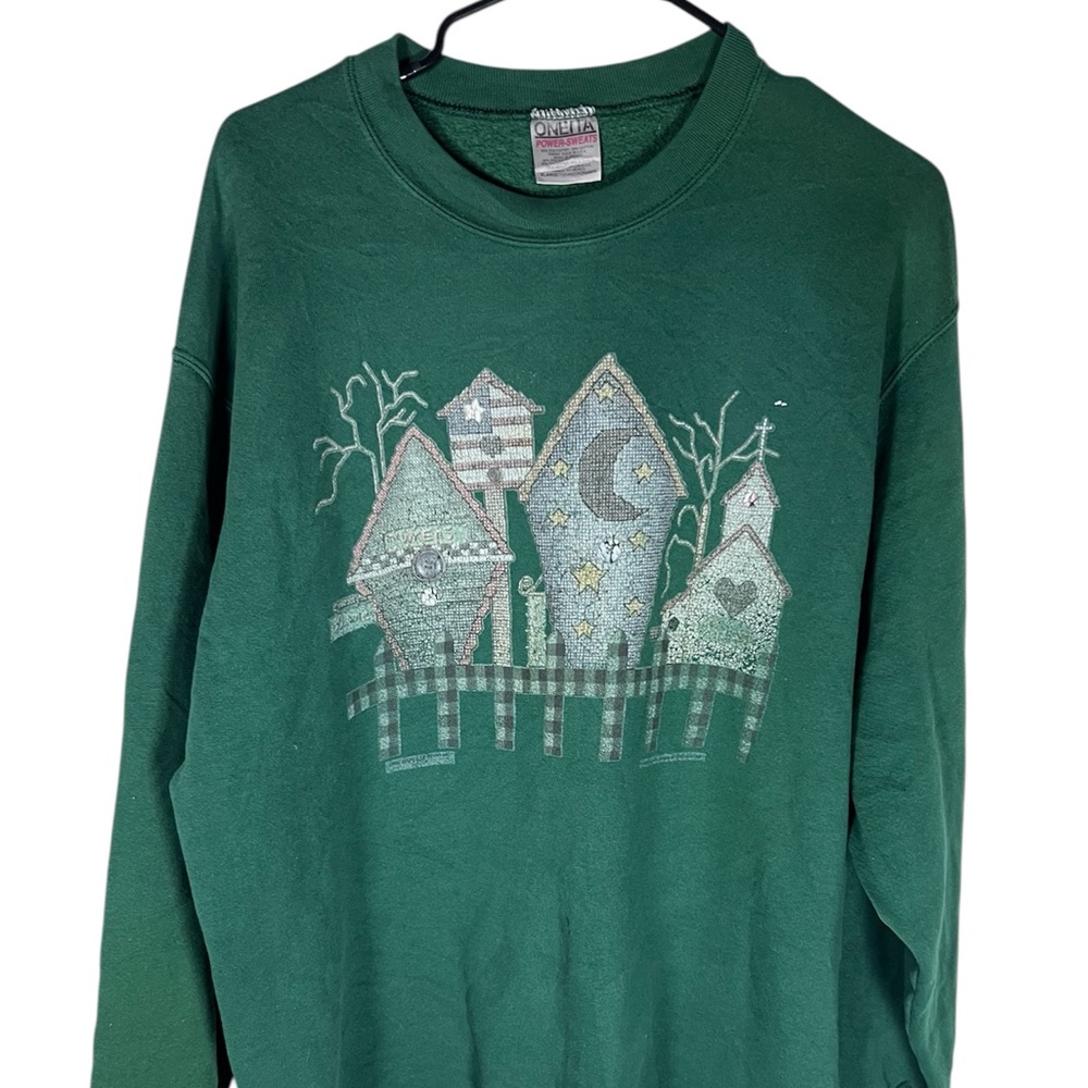 Vintage Onetta Birdhouse Sweatshirt Size XL